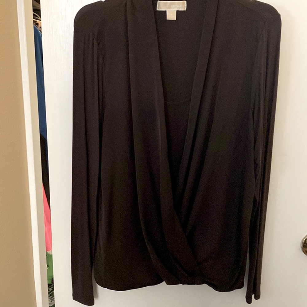 Michael Kors Women’s Long Sleeves Surplice Tops